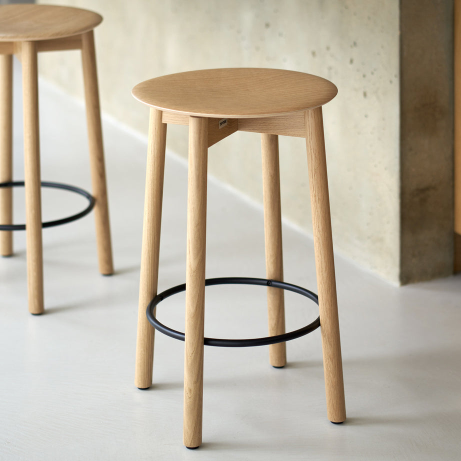 Tabouret de bar SSD full wood - bois éco-certifié