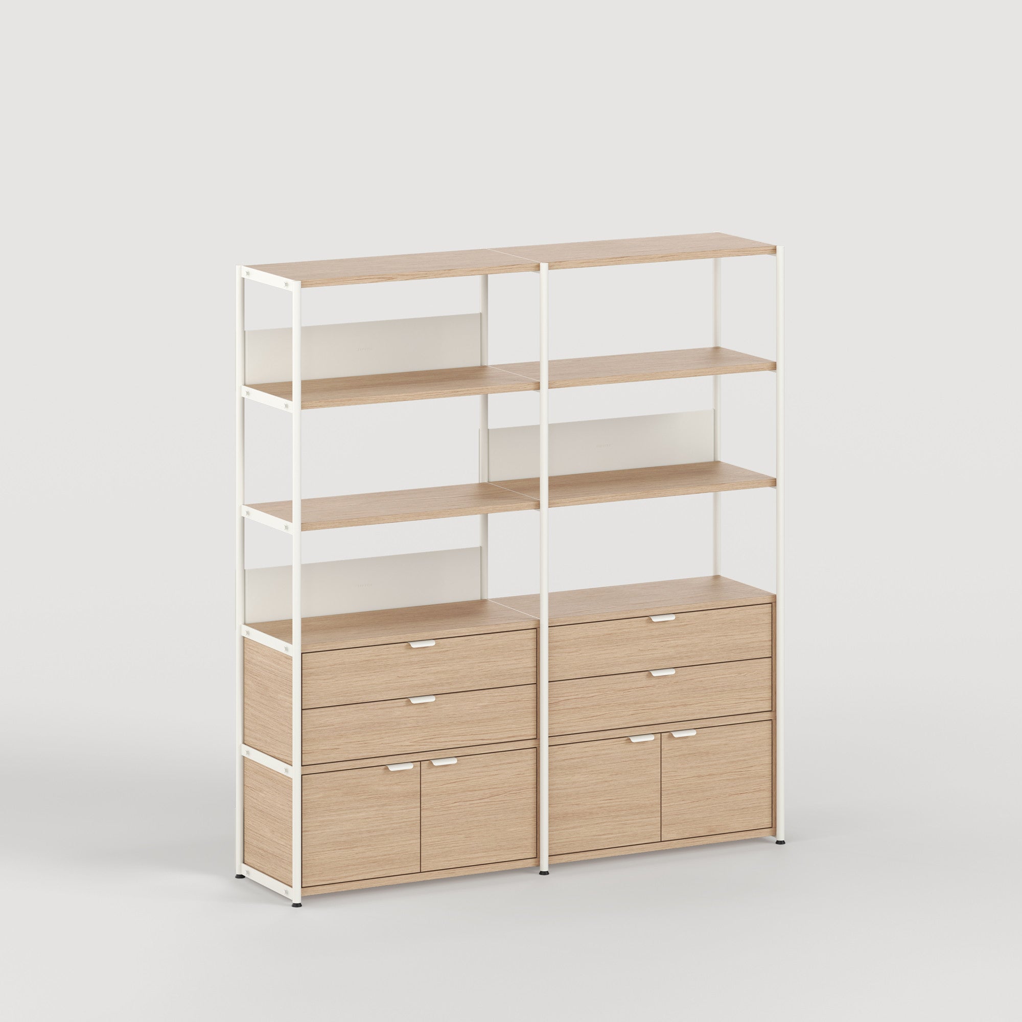 Scaffale UNIT - H180 à 215 x L164cm - legno eco-certificato