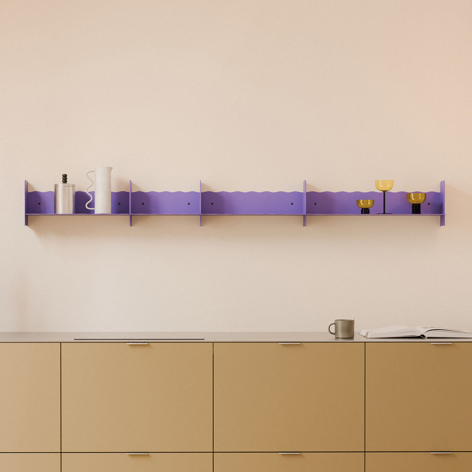 TIPTOE x UCHRONIA - PLI wall shelf Wave