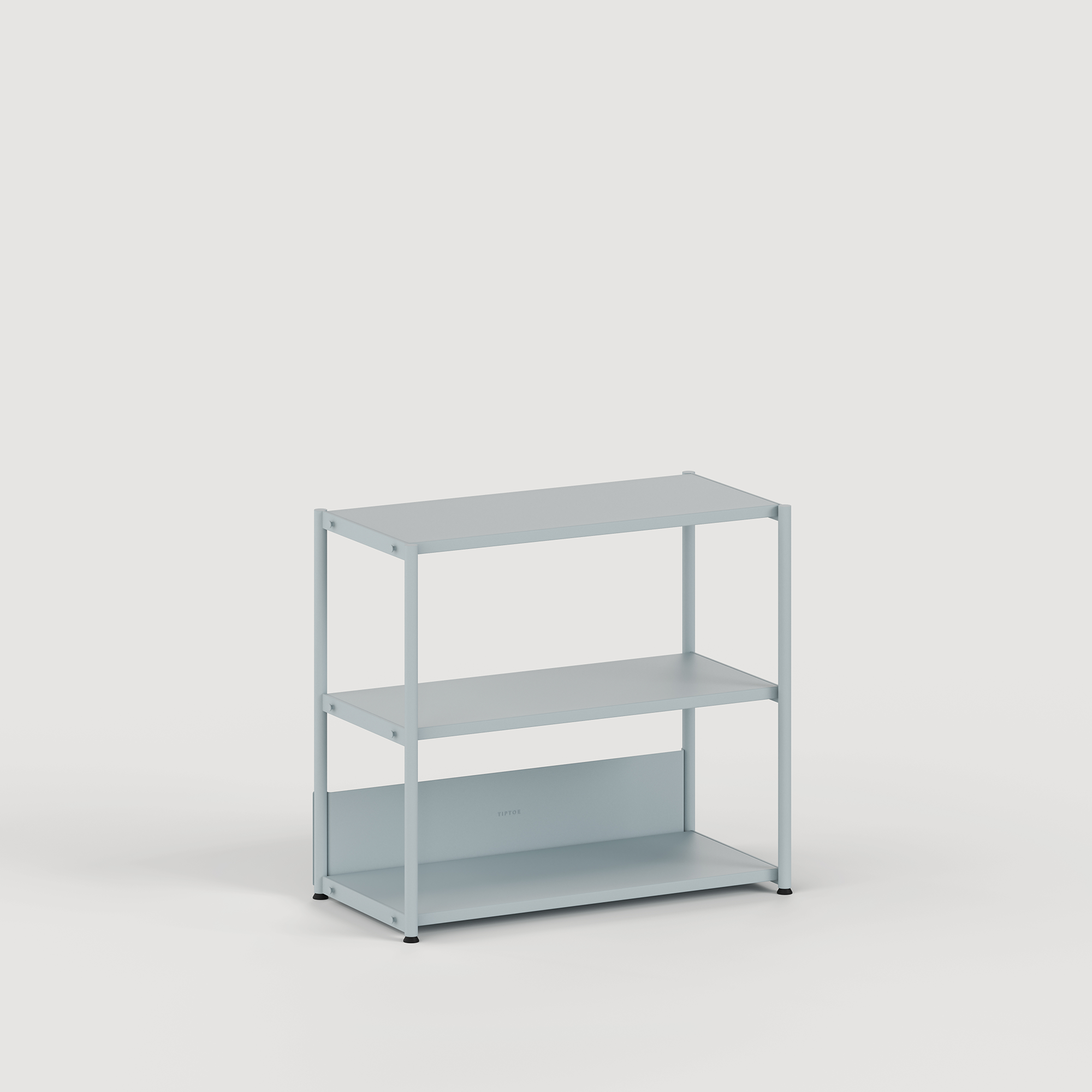Regal UNIT - H75 bis 85 x B84cm - pulverbeschichteter Stahl