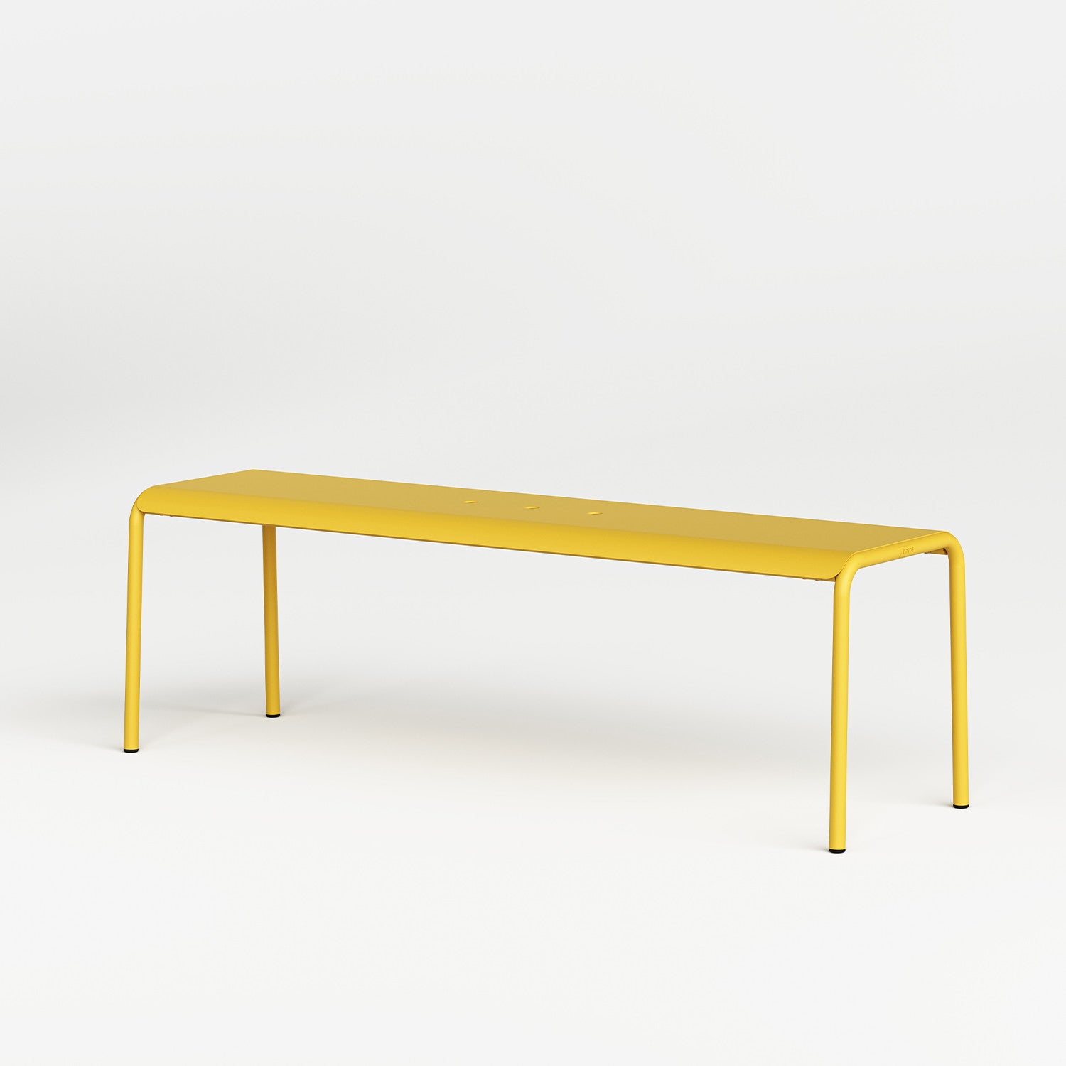 Outdoor bench PANORAMA - powder-coated steel
