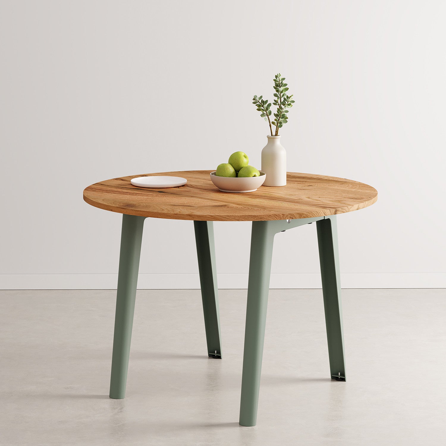 Table ronde NEW MODERN Ø 110cm - bois ancien recyclé