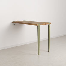 TIPTOE wall-mounted high table - reclaimed wood