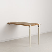 TIPTOE wall-mounted dining table - reclaimed wood