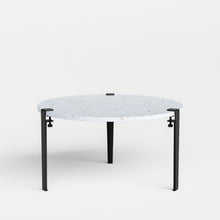 Table basse ronde TIPTOE Ø 80cm - plastique recyclé Venezia