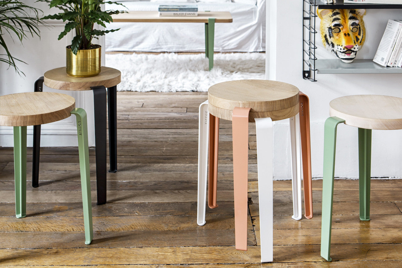tabouret tiptoe lou chêne hêtre