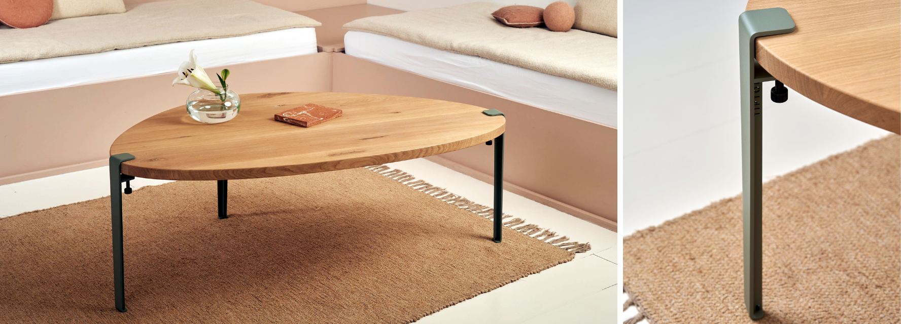 Pieds de table basse