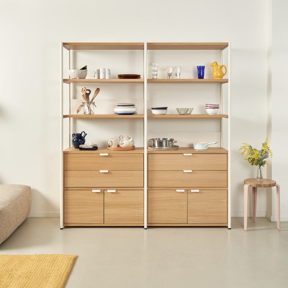 Etagère UNIT - H180 à 215 x L164cm - bois éco-certifié