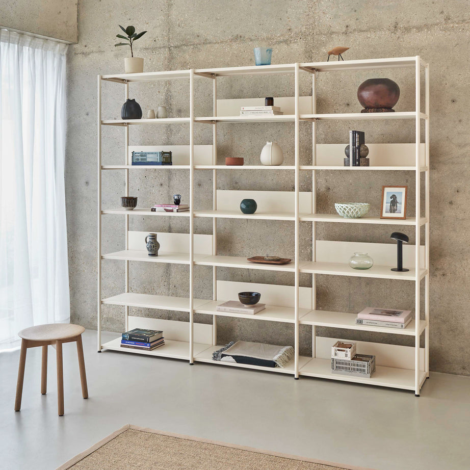 Etagère UNIT - H180 à 215 x  L244cm - acier thermolaqué