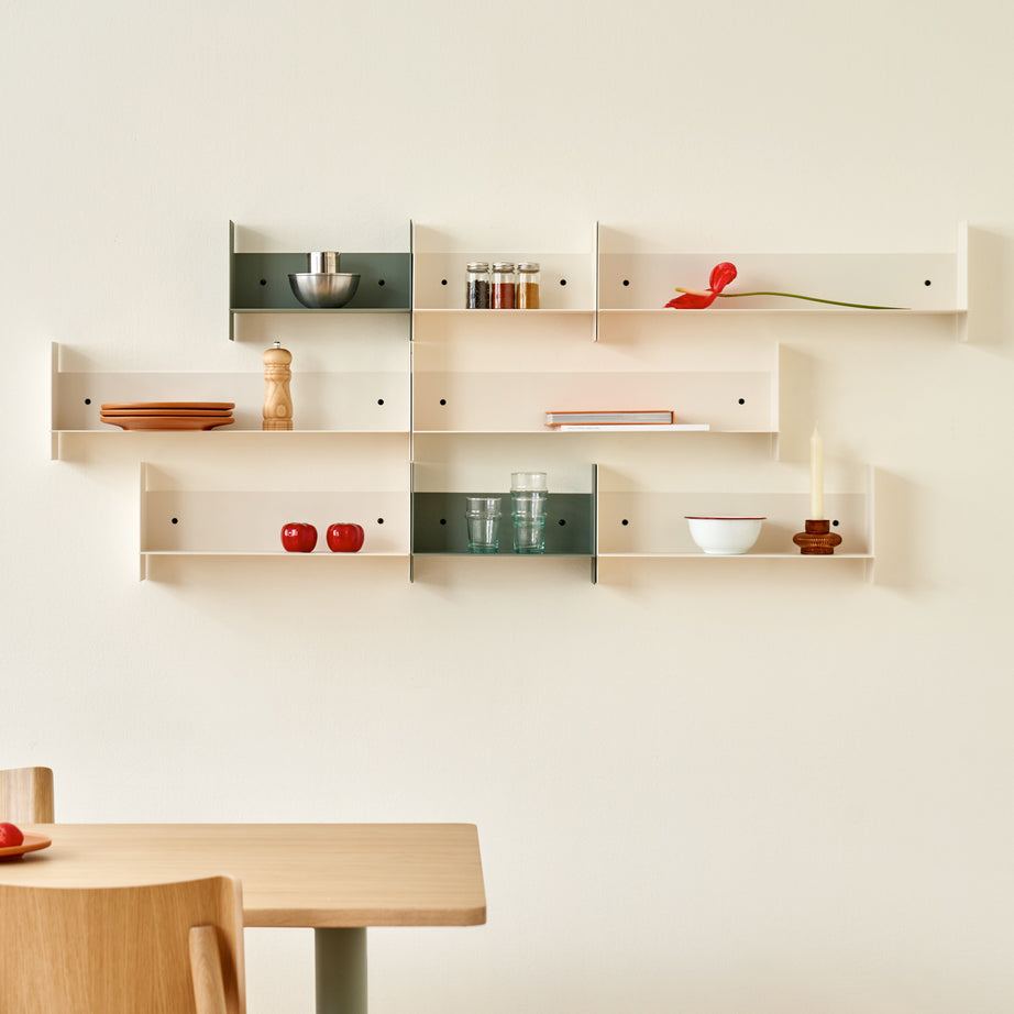 Etagère murale PLI en acier - 20 à 60cm