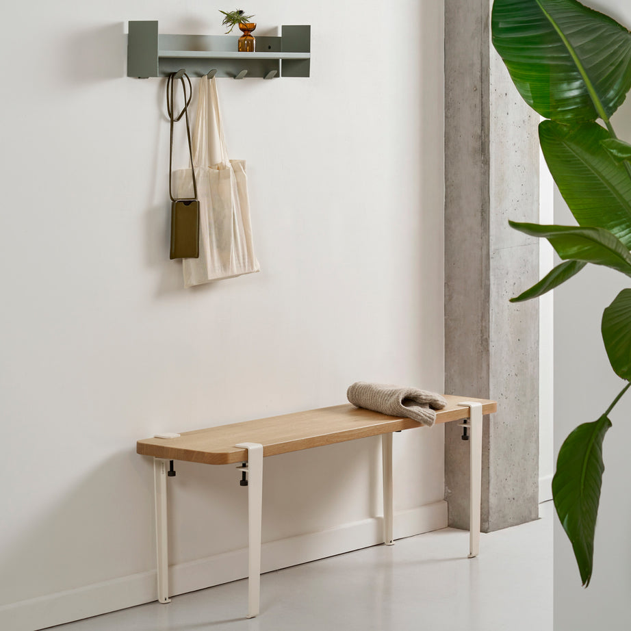 Banc d'appoint TIPTOE 120x30cm - chêne massif
