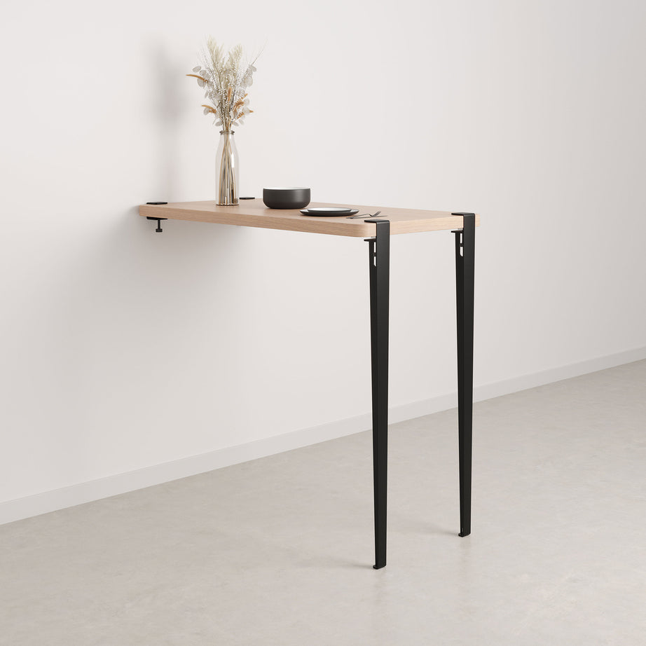 Pied de table bar 110cm et accroche murale BRACKET