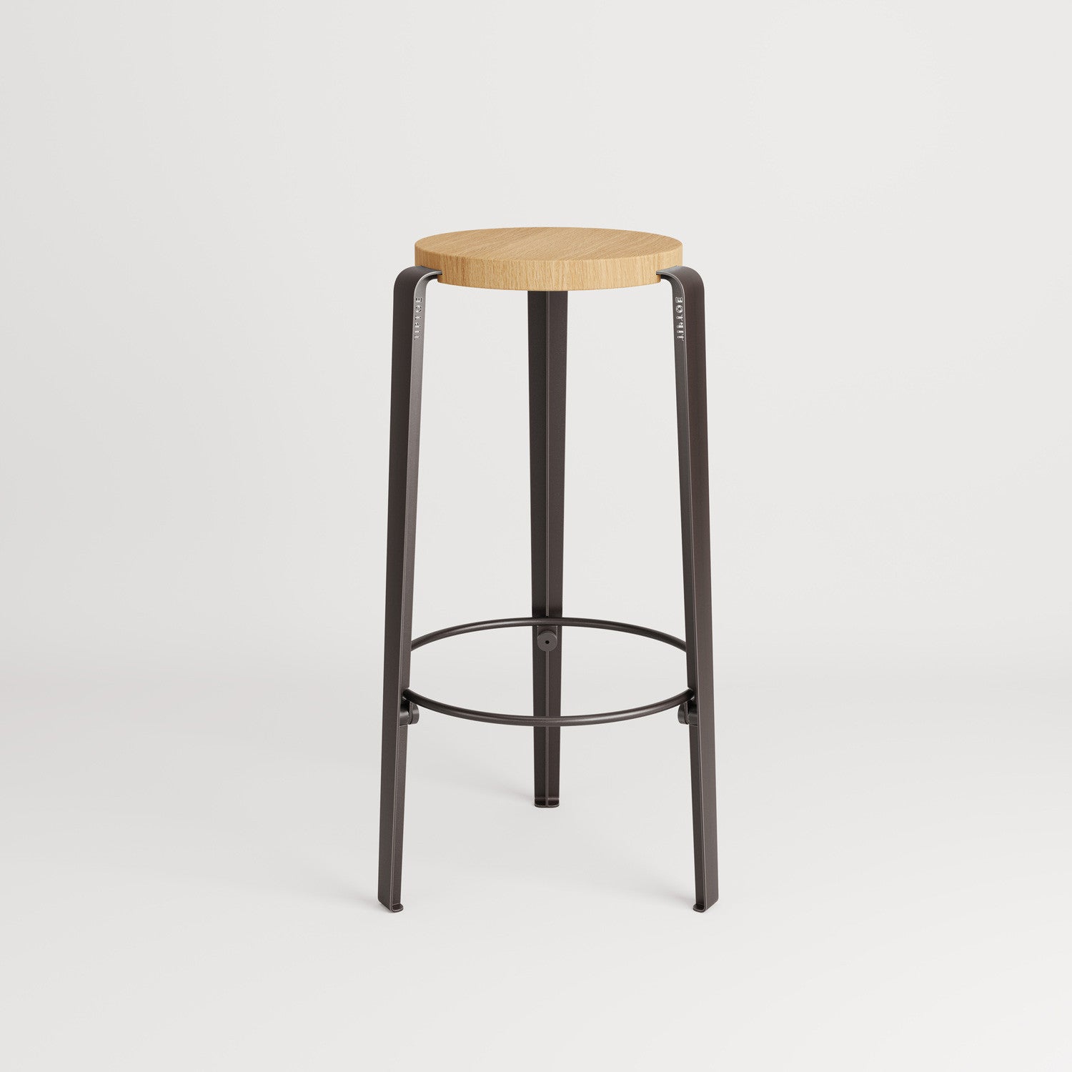 Tabouret de bar  - bois éco-certifié - 76cm