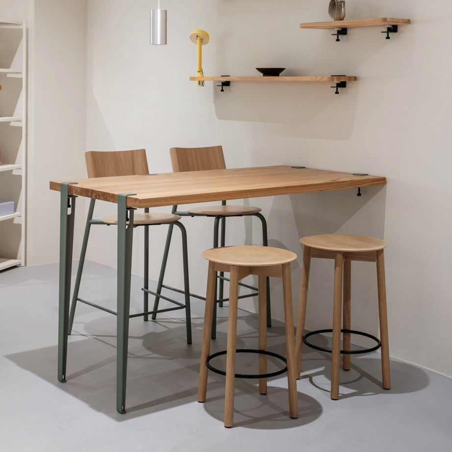 Pied de table haute 90cm et accroche murale BRACKET
