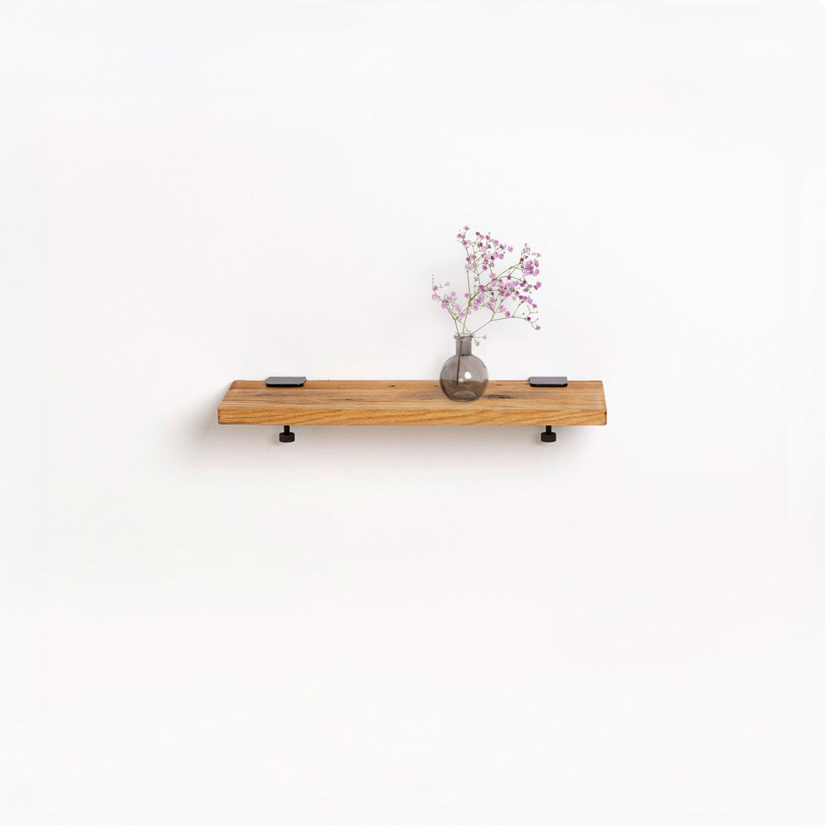 BRACKET wall shelf - reclaimed wood - 60 to 150cm