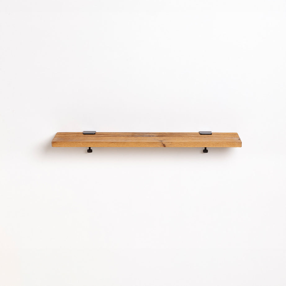 Etagère murale BRACKET - bois ancien recyclé - 60 à 150cm
