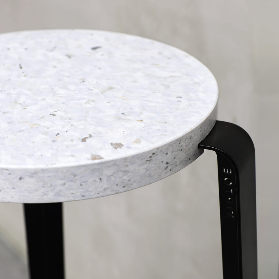 Tabouret de bar LOU - plastique recyclé Venezia