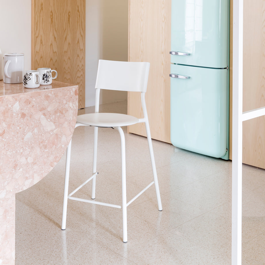 Chaise de bar SSDr - plastique recyclé - 65cm