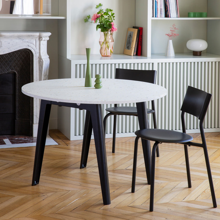 Table ronde NEW MODERN Ø 108cm - plastique recyclé Venezia