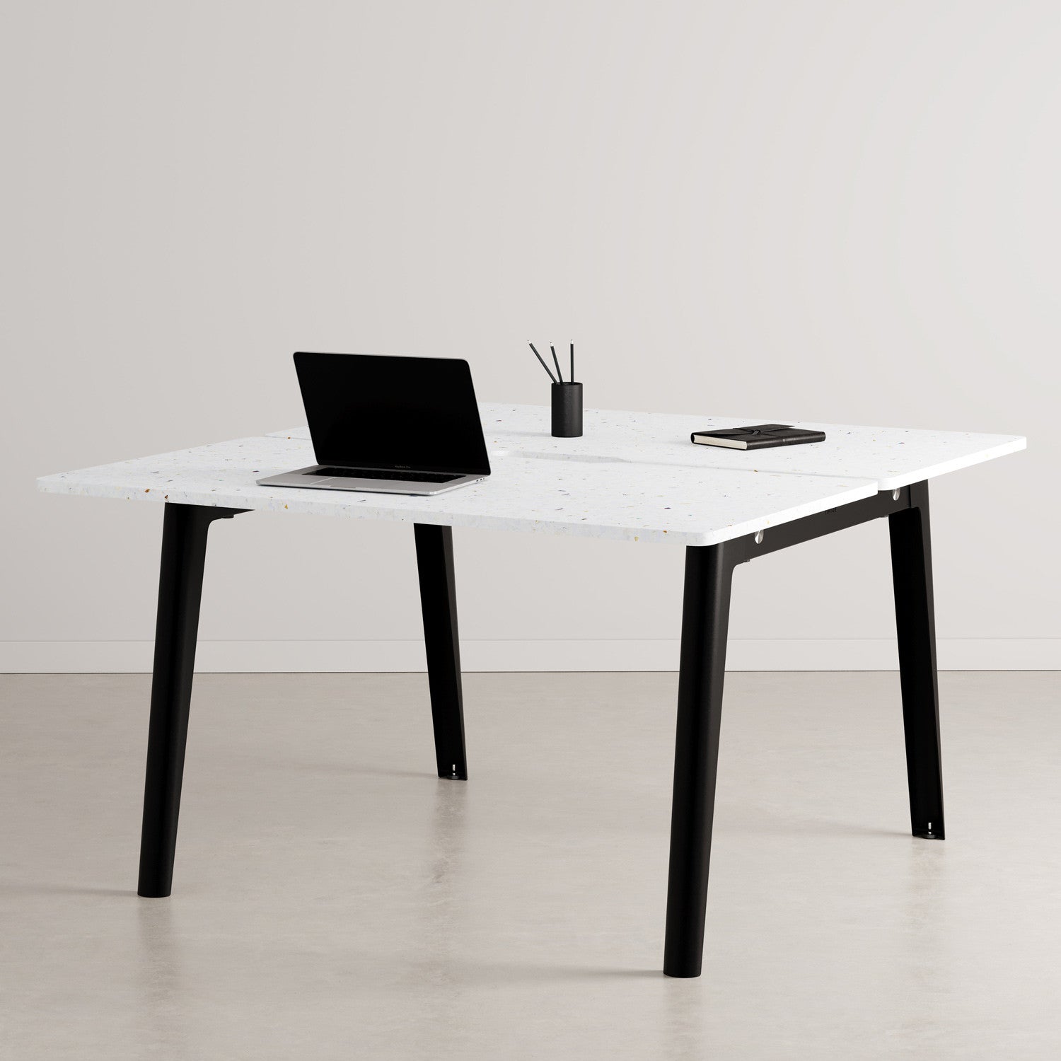 Bureau open-space NEW MODERN 2 places - plastique recyclé Venezia