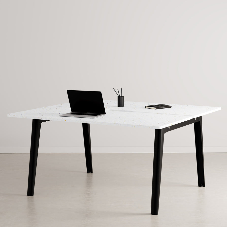Bureau open-space NEW MODERN 2 places - plastique recyclé Venezia