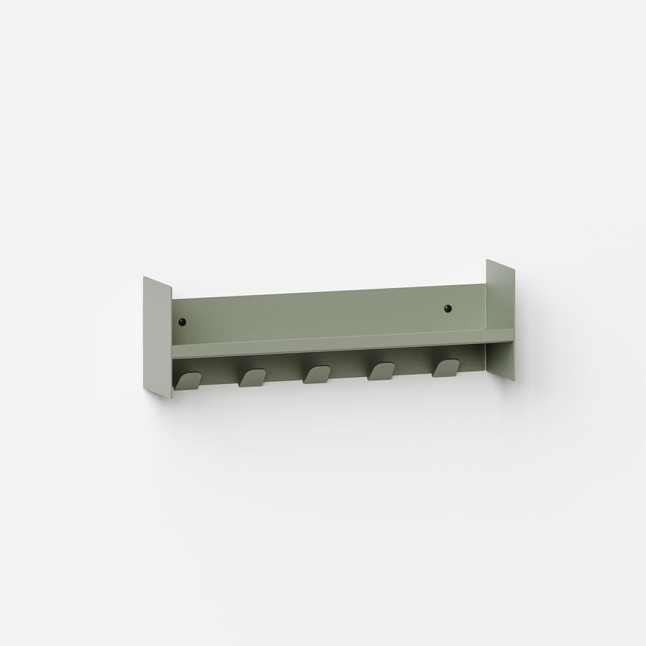 Etagère porte-manteau PLI Slim en acier - 20 à 60cm