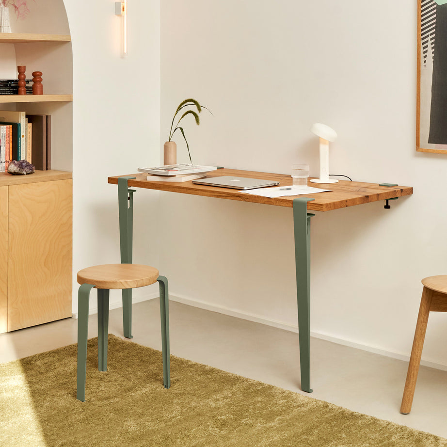 Bureau mural TIPTOE 120x60cm - bois ancien recyclé