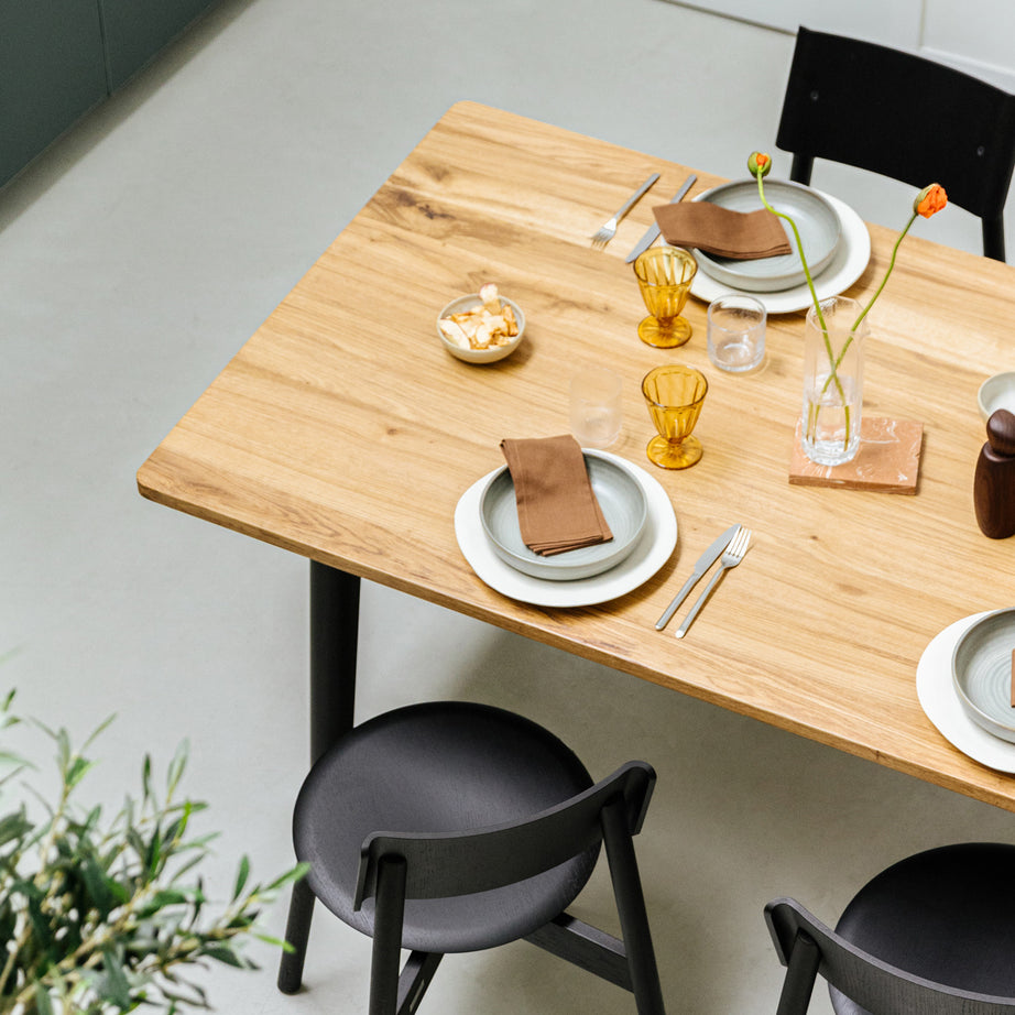 Table à manger NEW MODERN - bois ancien recyclé