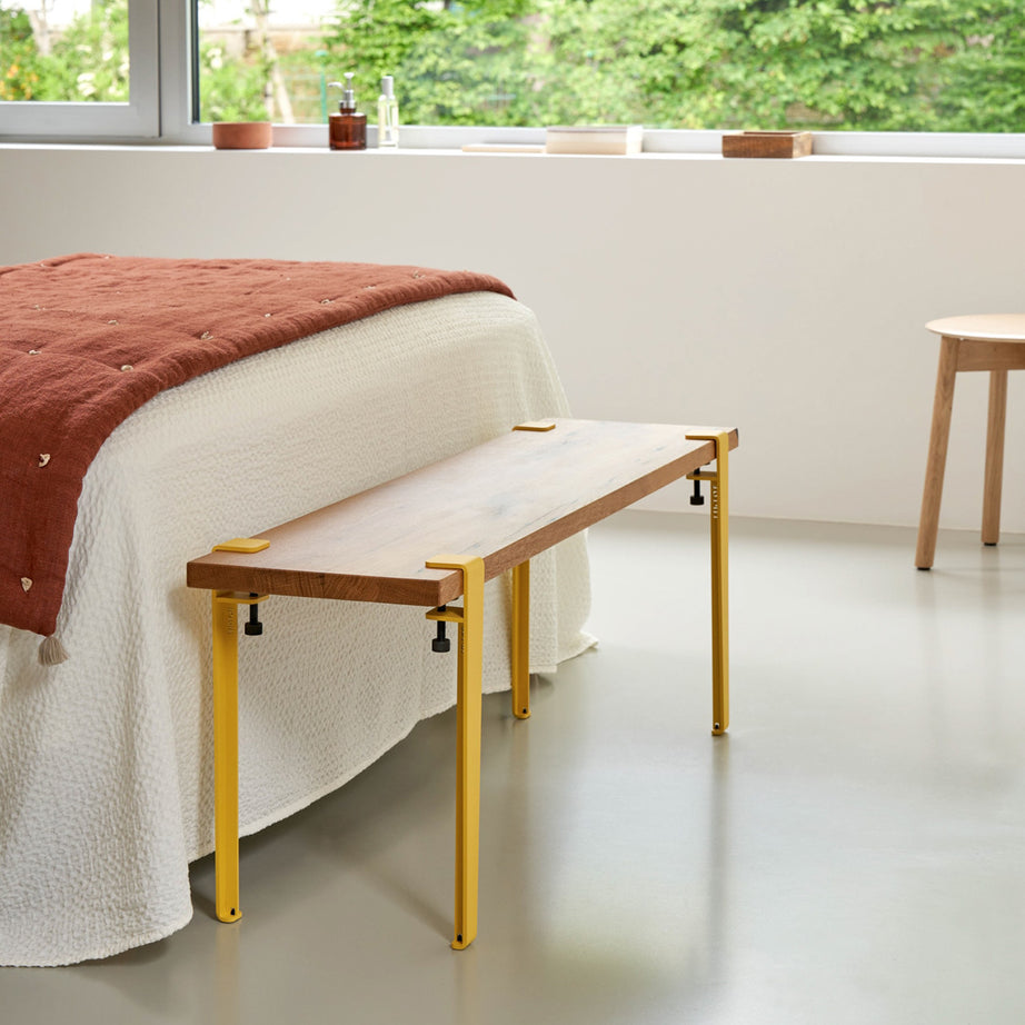 Banc d'appoint TIPTOE 120x30cm - bois ancien recyclé