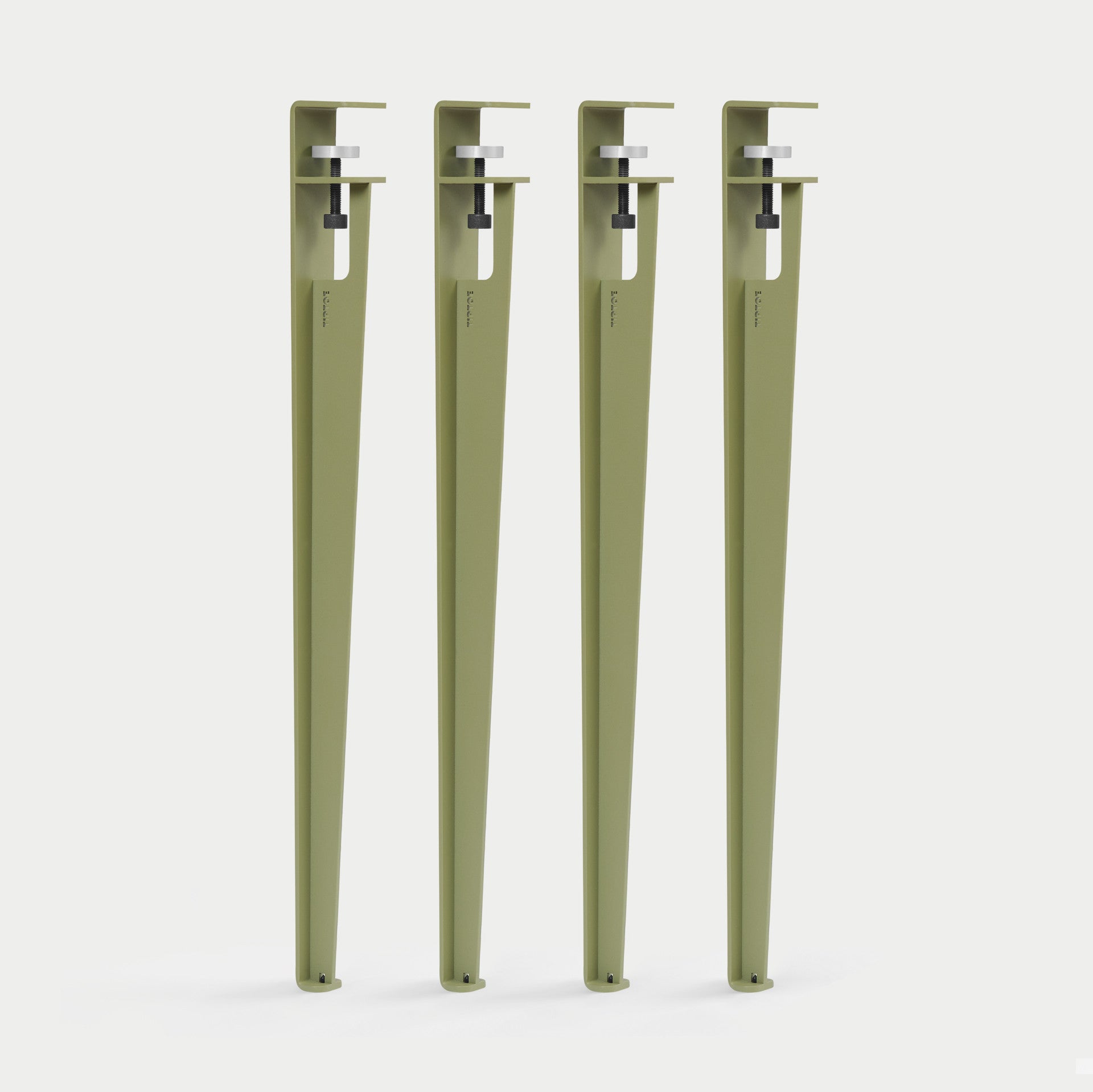 Lot de 4 pieds de table - 75cm