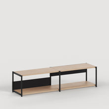 Scaffale UNIT - H40 a 50 x L164cm - legno eco-certificato