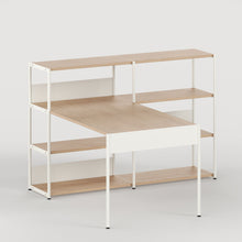 Schreibtisch UNIT - H110 bis 180 x L164cm - öko-zertifiziertes Holz