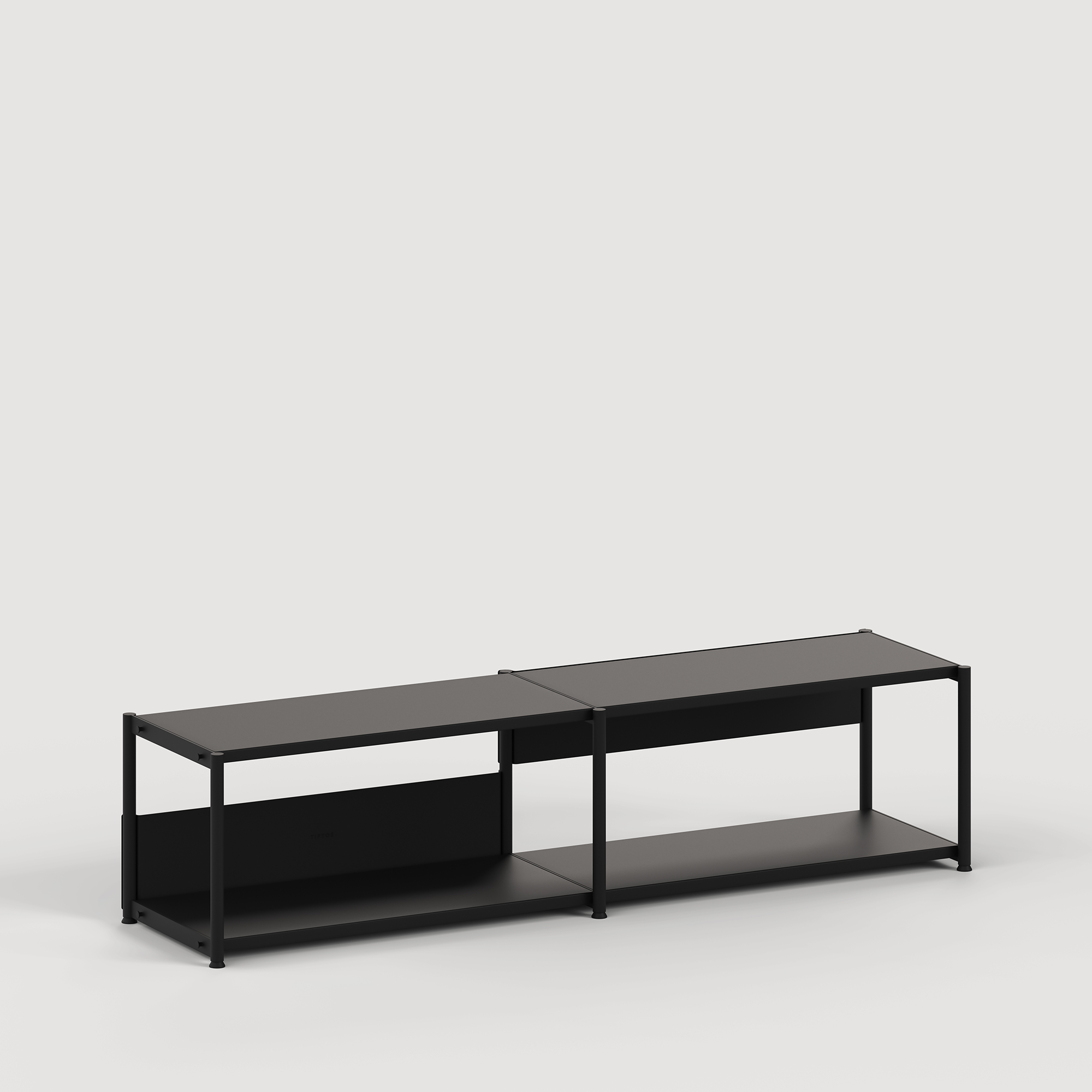 Scaffale UNIT - H40 à 50 x  L164cm - acciaio verniciato a polvere