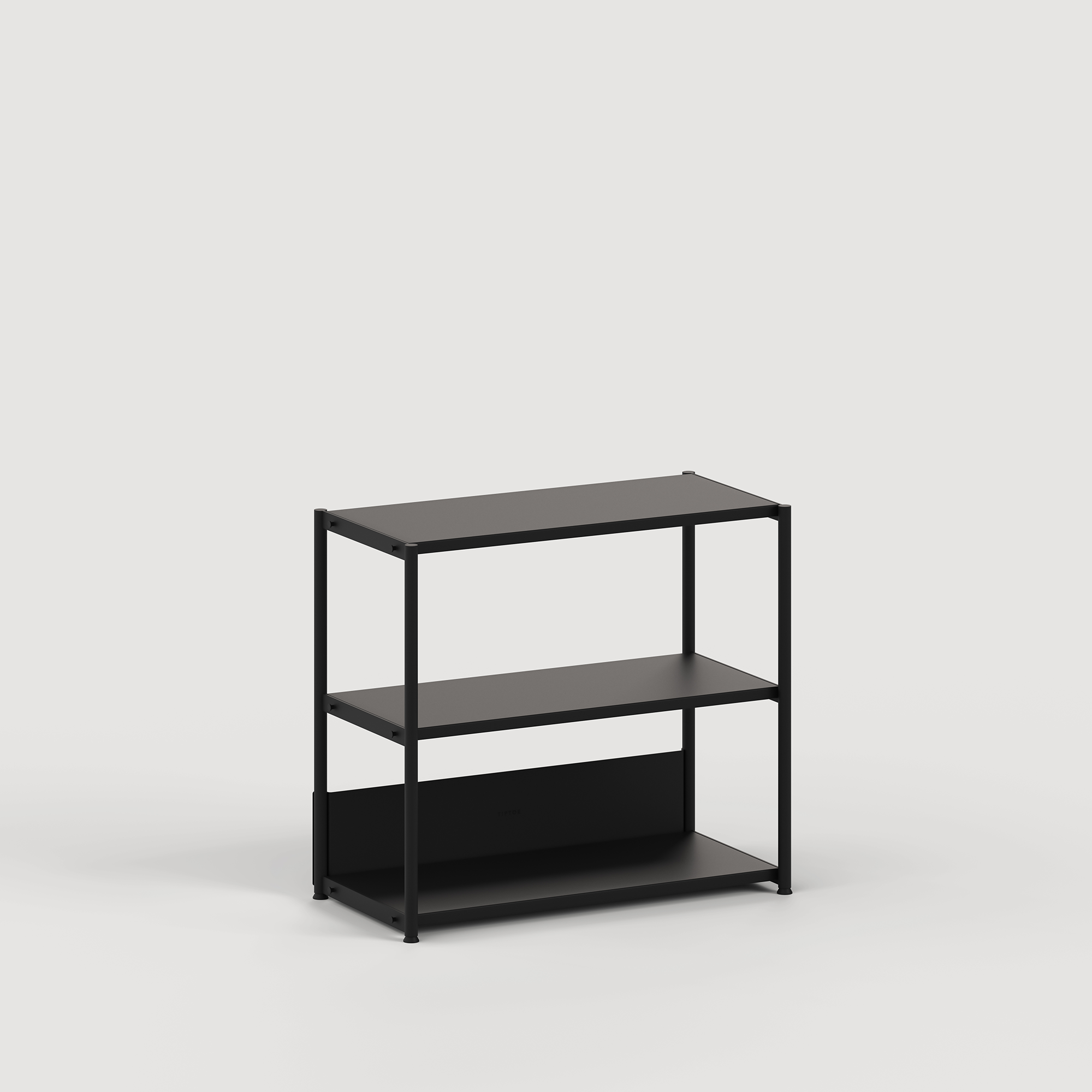 Regal UNIT - H75 bis 85 x B84cm - pulverbeschichteter Stahl