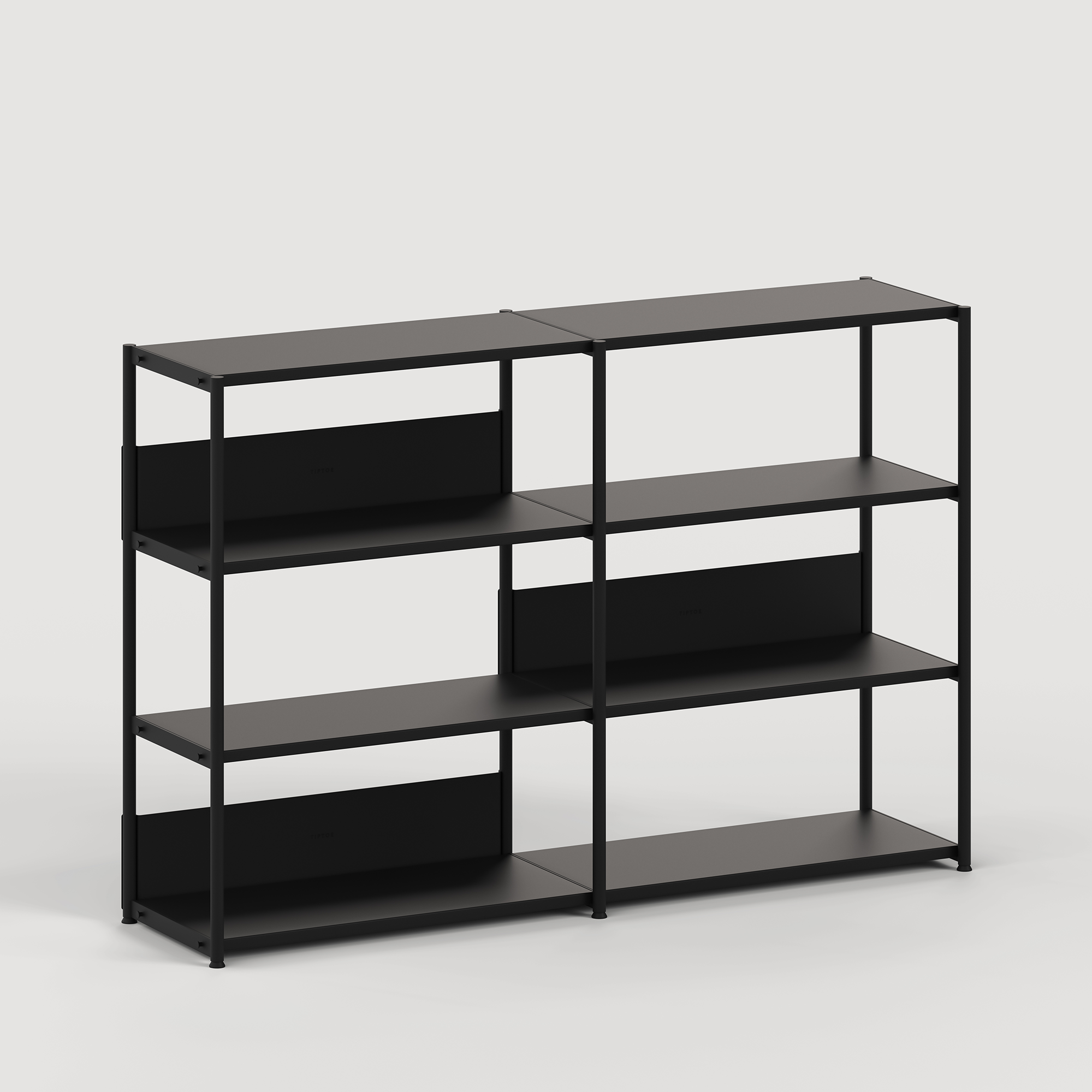 Scaffale UNIT - H110 x  L164 cm - acciaio verniciato a polvere