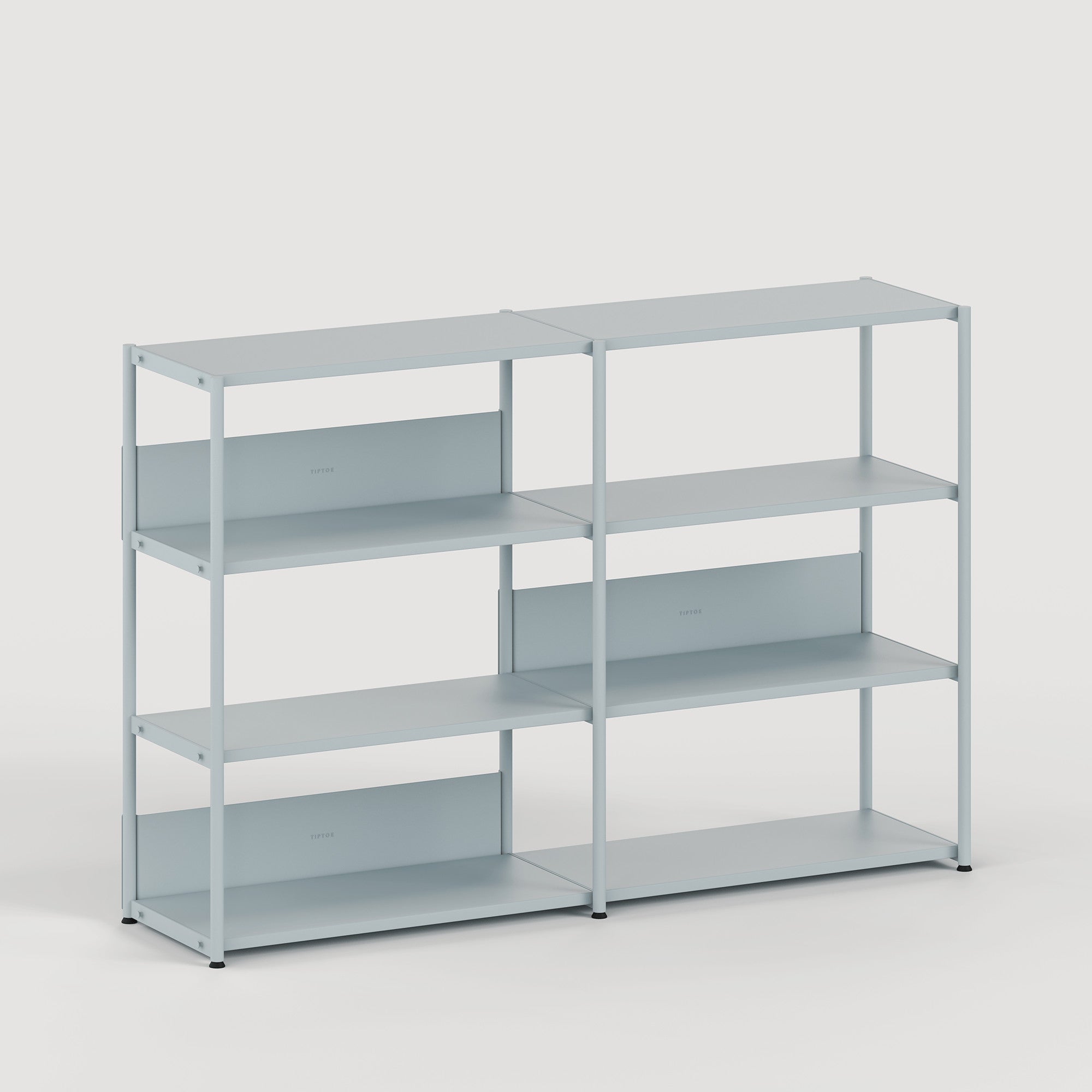Regal UNIT - H110 x B164cm - pulverbeschichteter Stahl