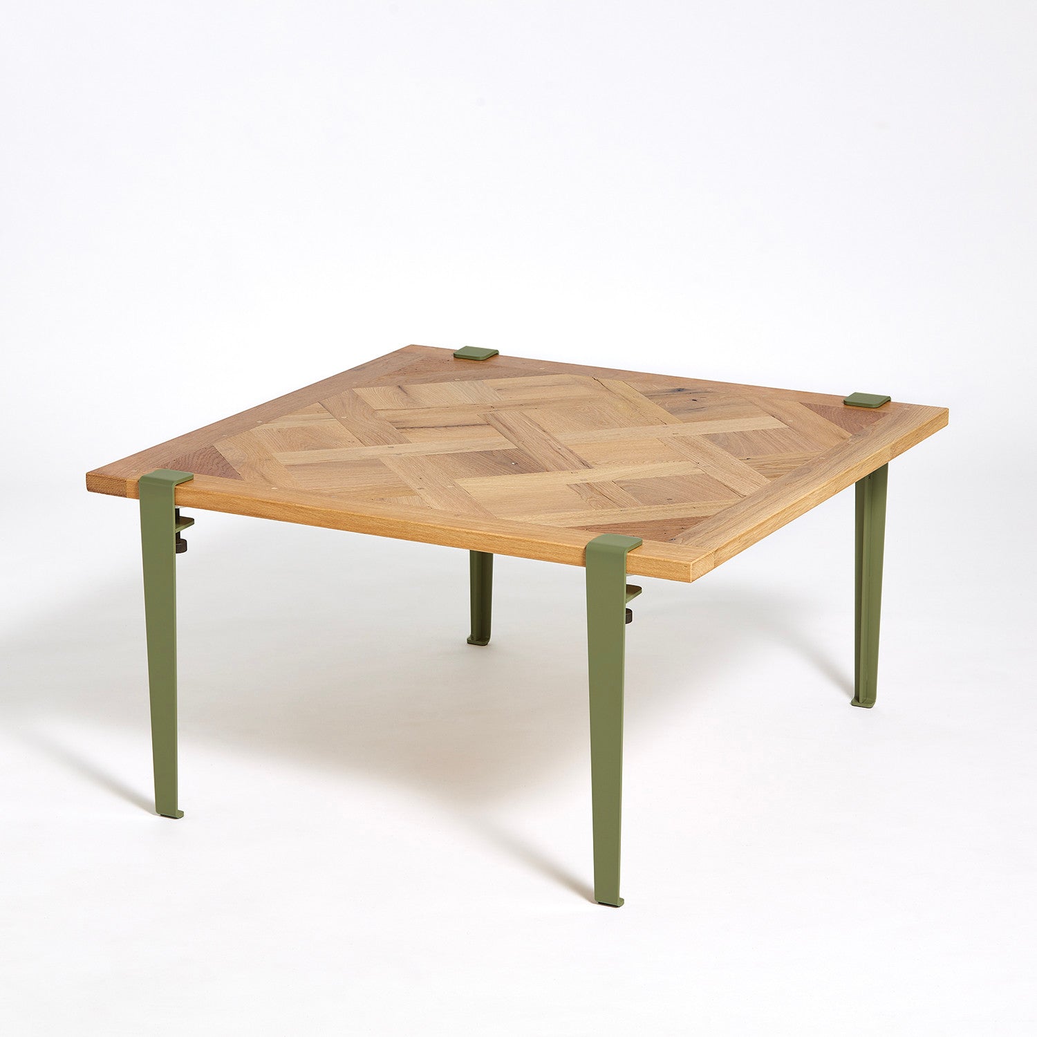 Table basse TIPTOE 80x80cm - parquet de Versailles