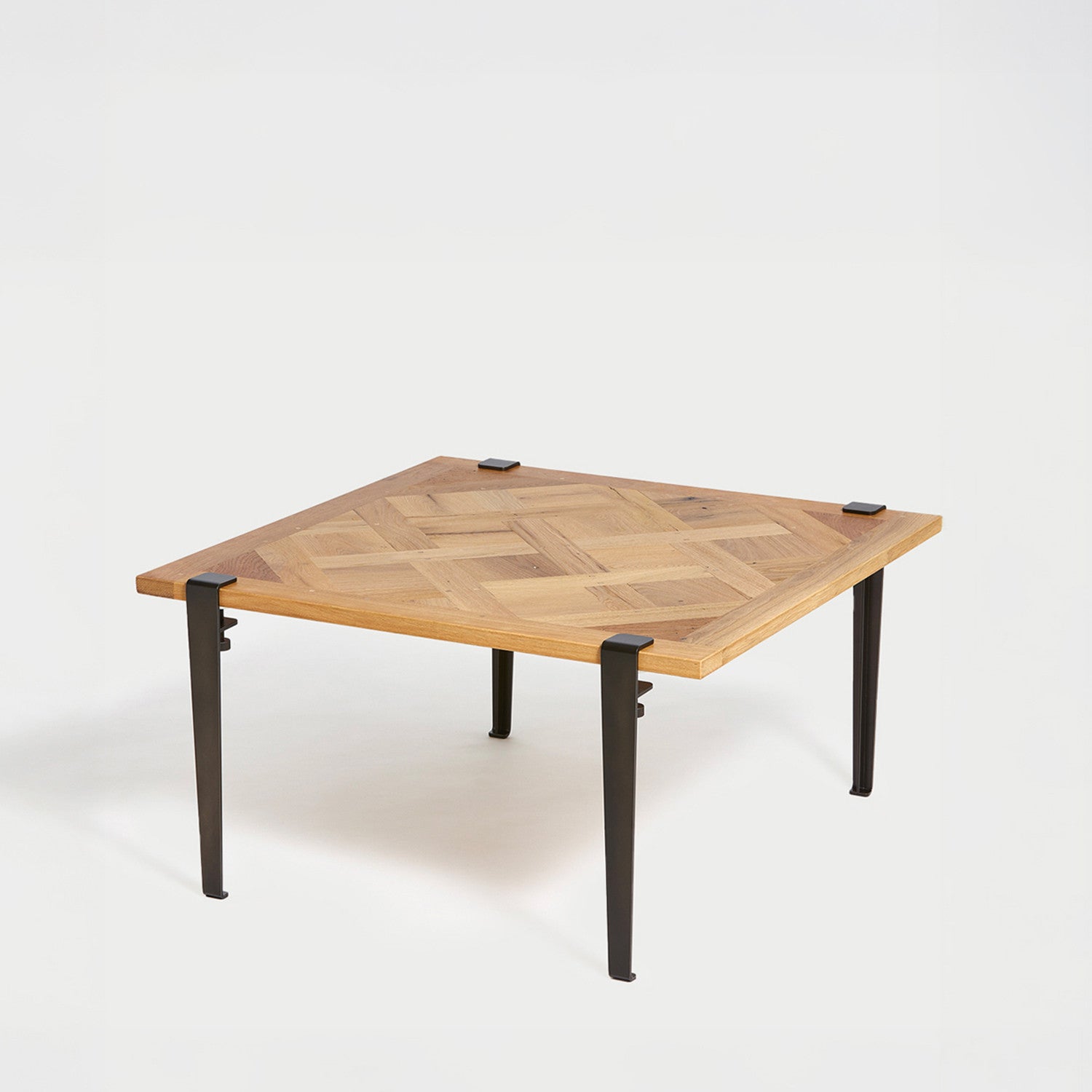 Table basse TIPTOE 80x80cm - parquet de Versailles