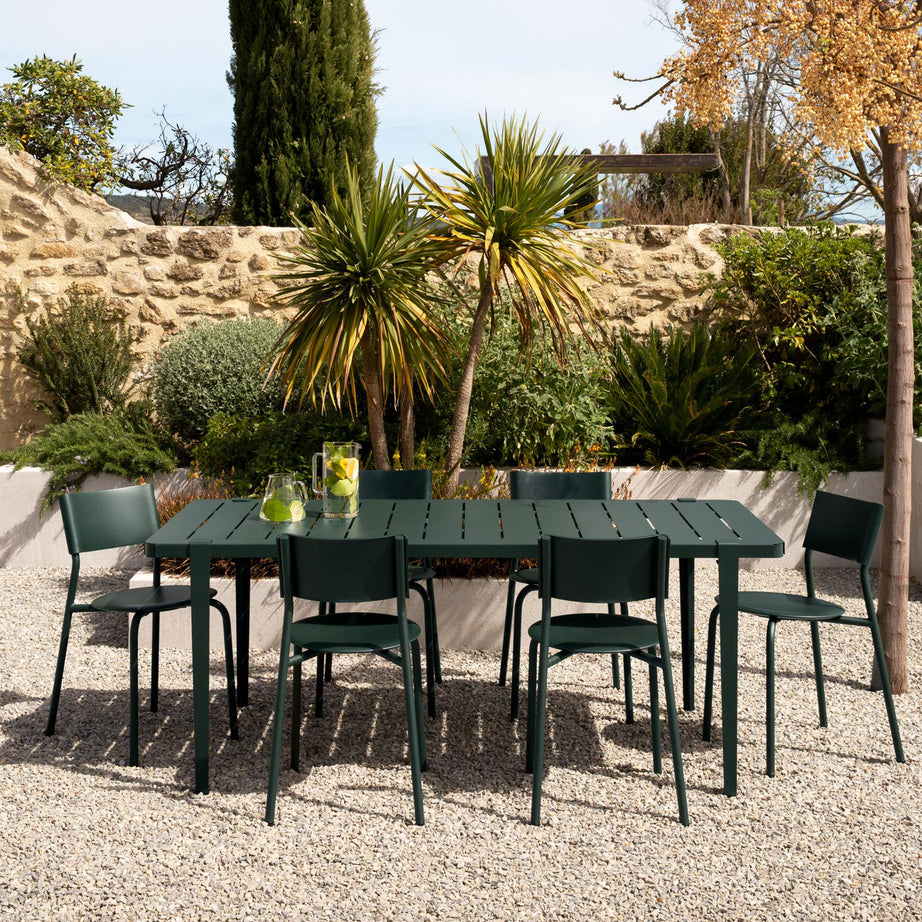 Table de jardin - acier thermolaqué