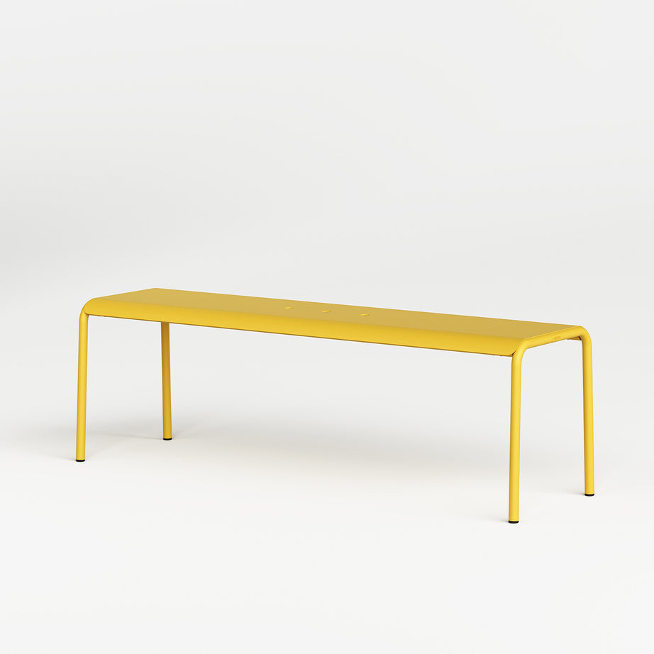 Banc de jardin PANORAMA - acier thermolaqué