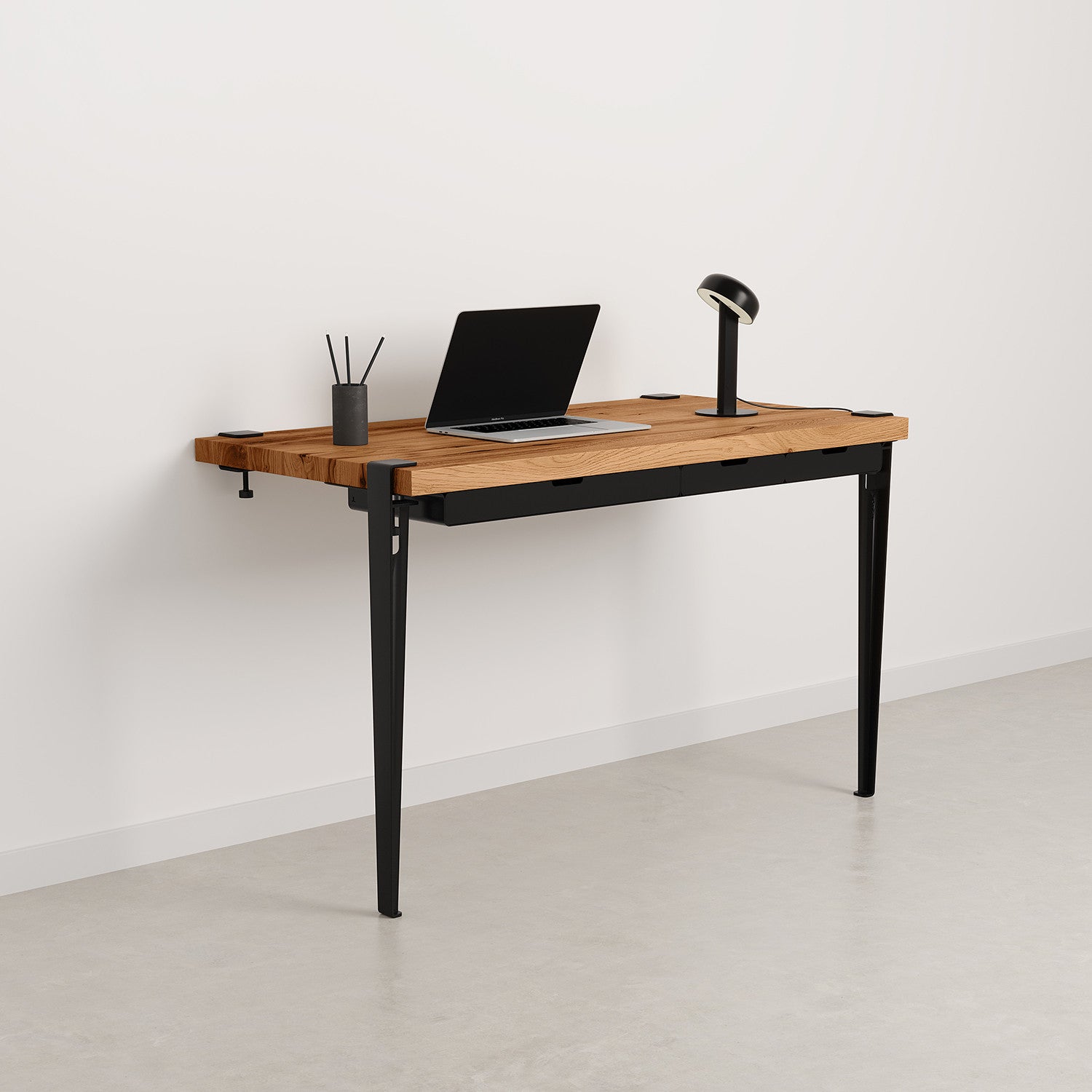 Bureau mural TIPTOE 120x60cm - bois ancien recyclé