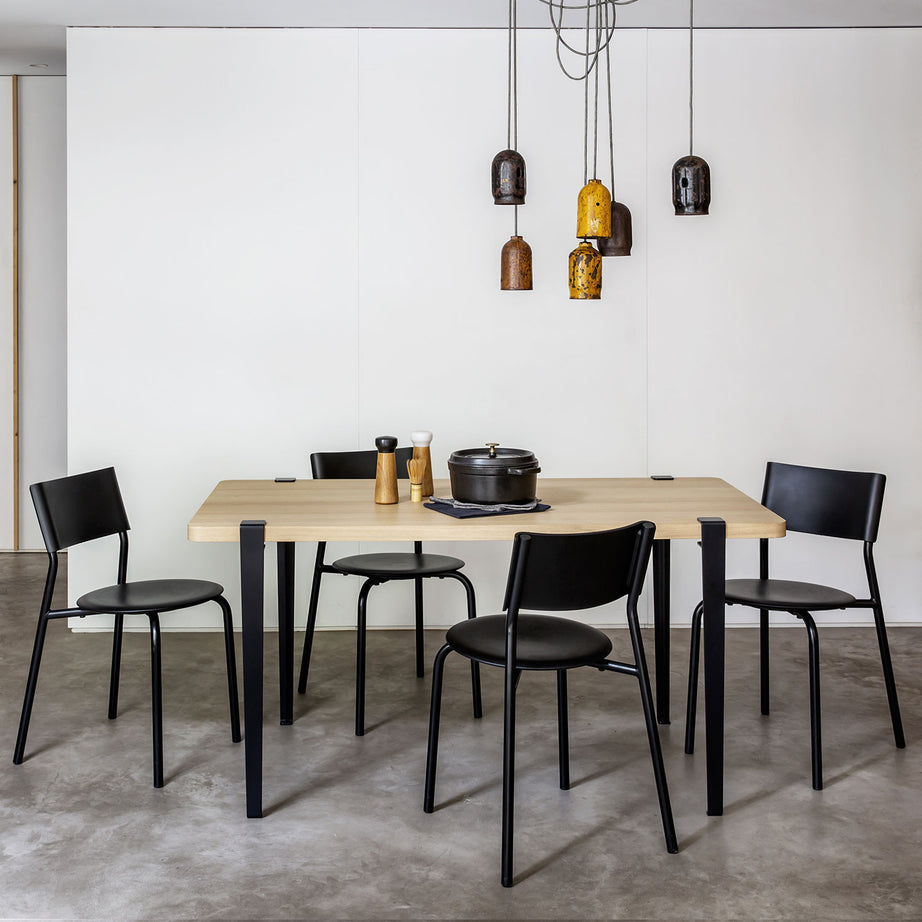 Lot de 4 pieds de table - 75cm