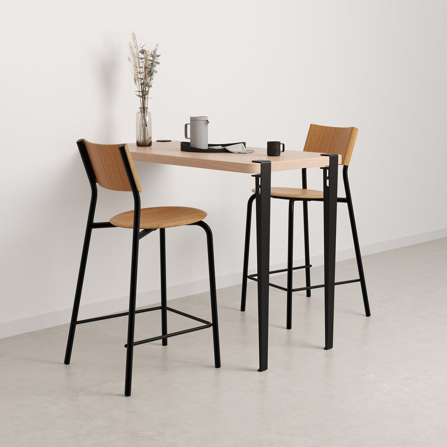 Table haute murale TIPTOE - bois éco-certifié