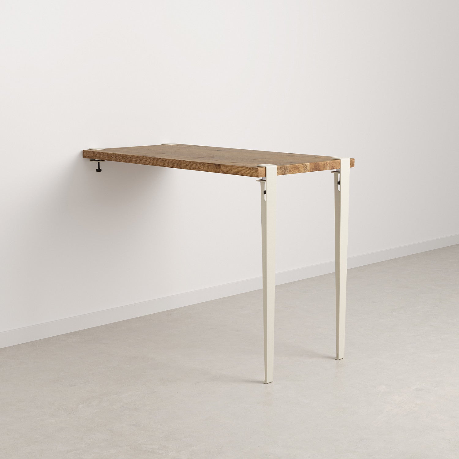 Table haute murale TIPTOE - bois ancien recyclé