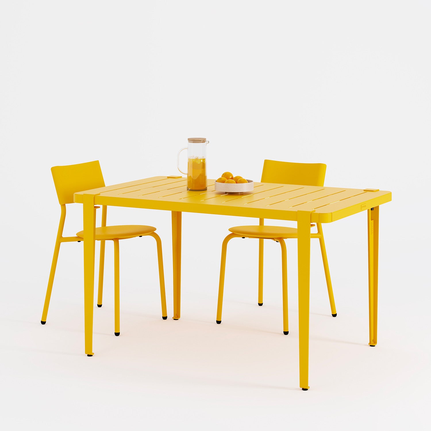 Table de jardin - acier thermolaqué