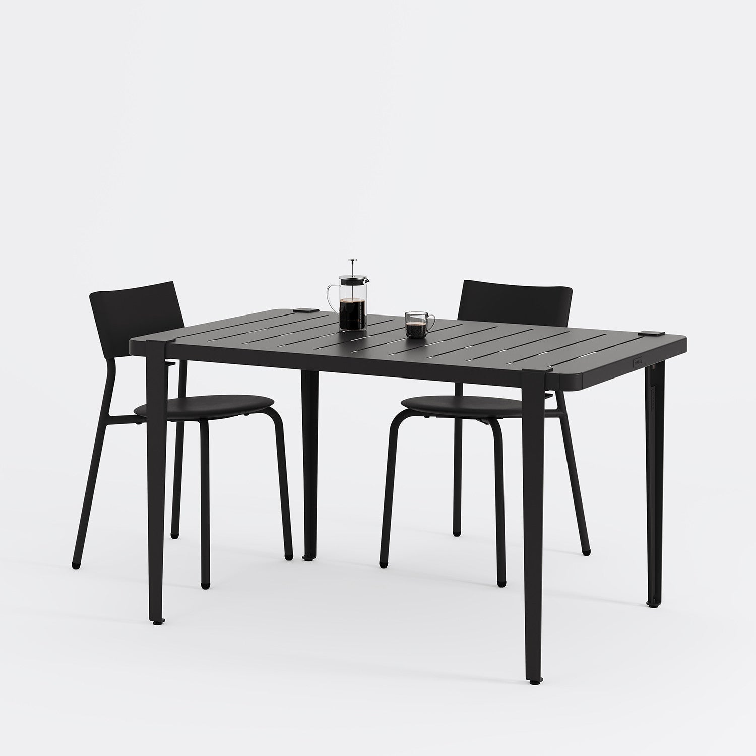 Table de jardin - acier thermolaqué