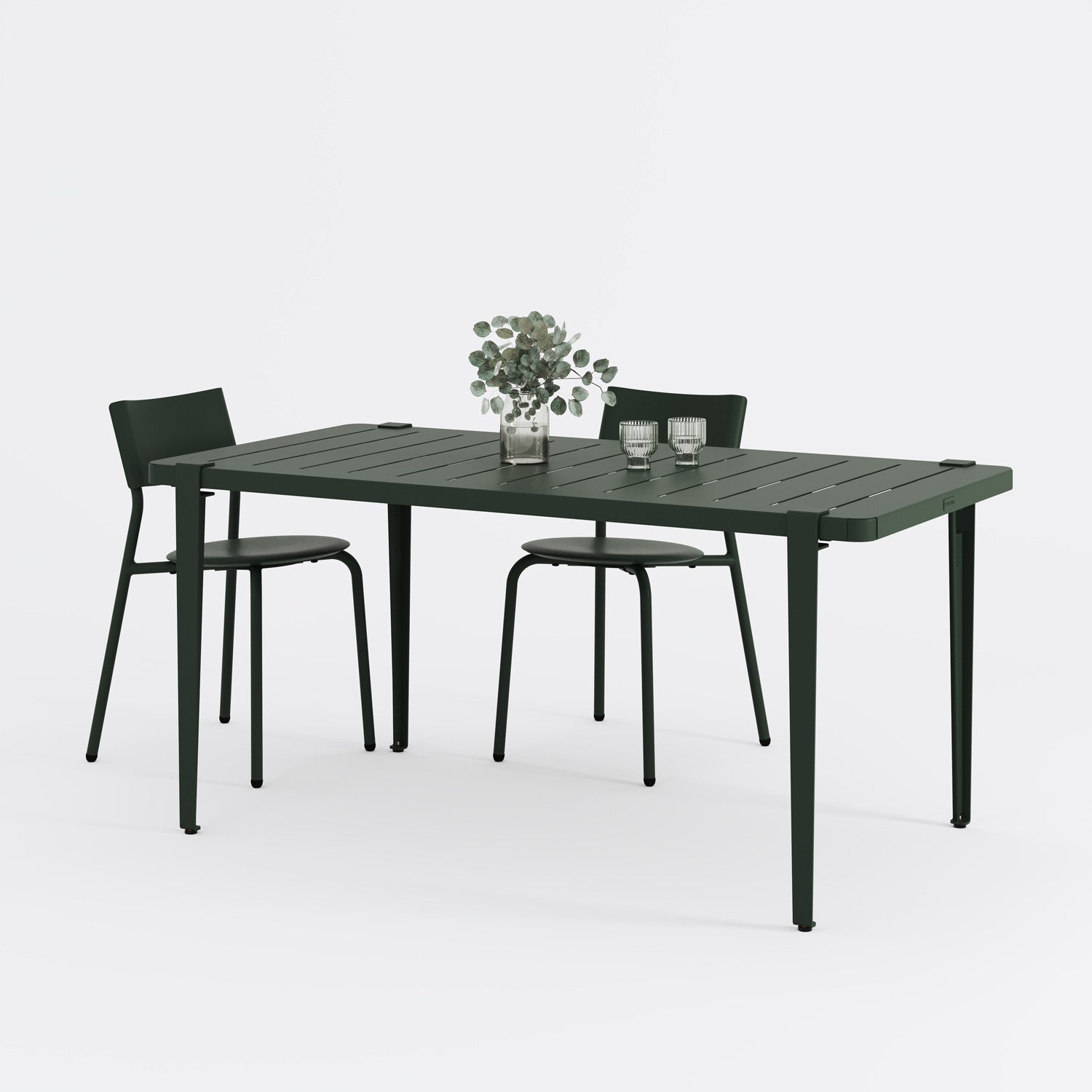 Table de jardin - acier thermolaqué