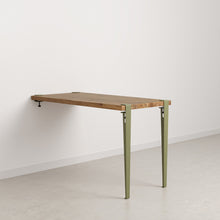 Wand-eettafel TIPTOE - gerecycled oud hout