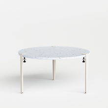 Runder Couchtisch TIPTOE Ø 80cm - recycelter Kunststoff Venezia