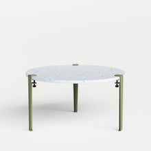 Table basse ronde TIPTOE Ø 80cm - plastique recyclé Venezia